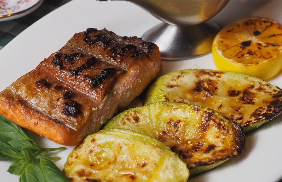 kepta cukinija su česnaku