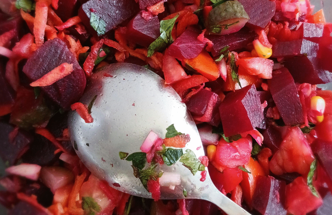 burokėlių mišrainė žiemai