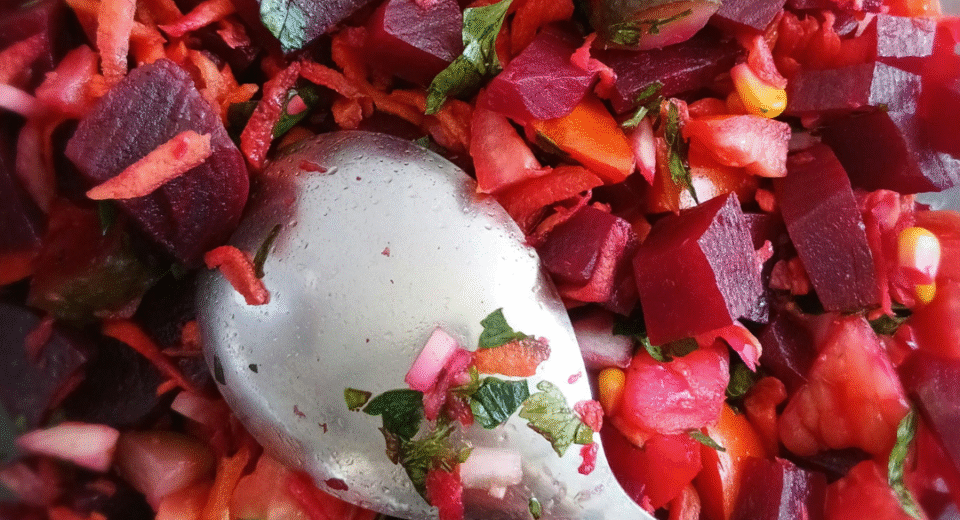 burokėlių mišrainė žiemai