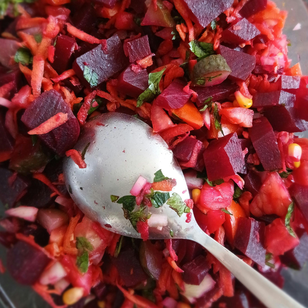 burokėlių mišrainė žiemai