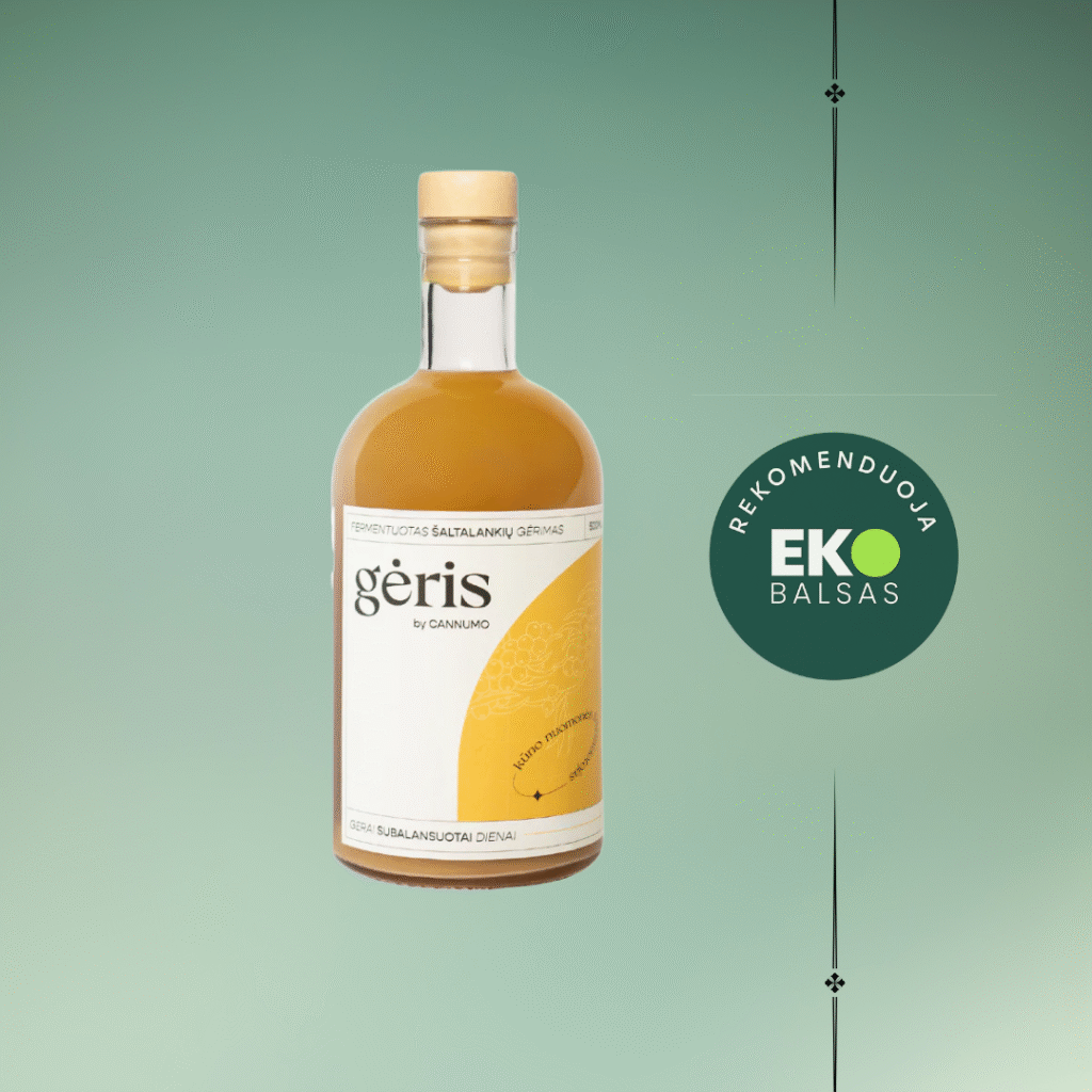 fermentuotas šaltalankių gėrimas