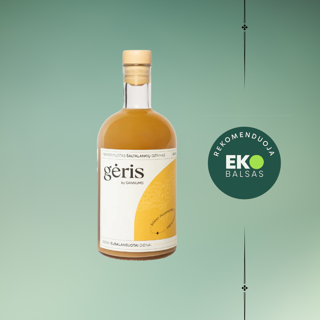 fermentuotas šaltalankių gėrimas