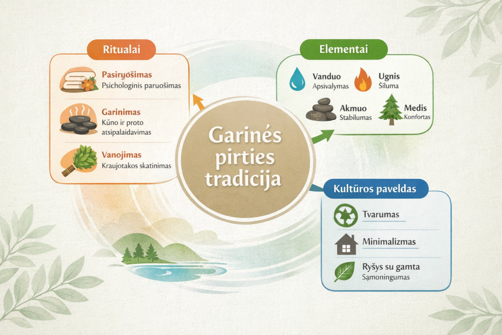 garinės pirties tradicija