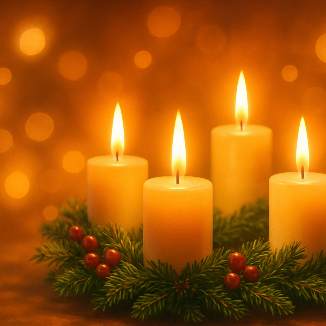 ka reiškia advento vainiko žvakės